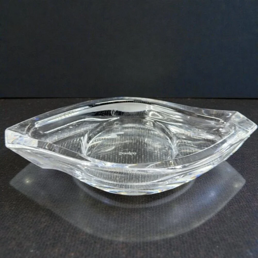 Orrefors Crystal Glass Candleholder Wave Horizon Marquis Paisley‎ Sweden Single